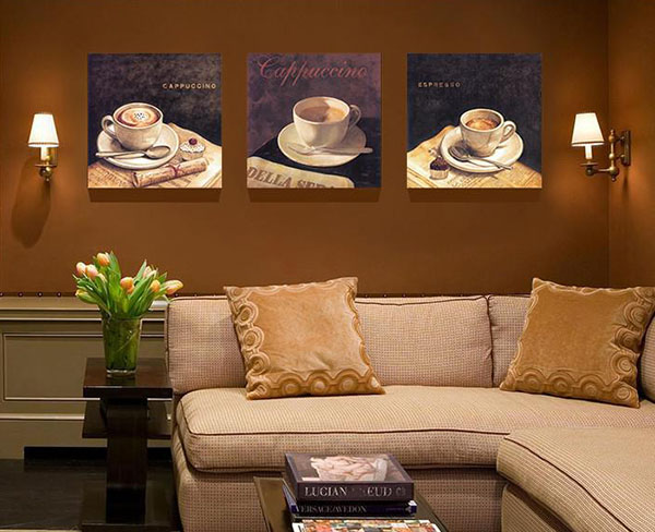 bo tranh treo tuong cafe cao cap, gia re